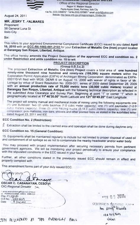 cnc letter amendment|ECC Major Amendments .